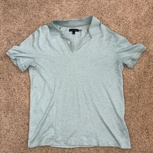 Banana Republic Light Blue Polo, L